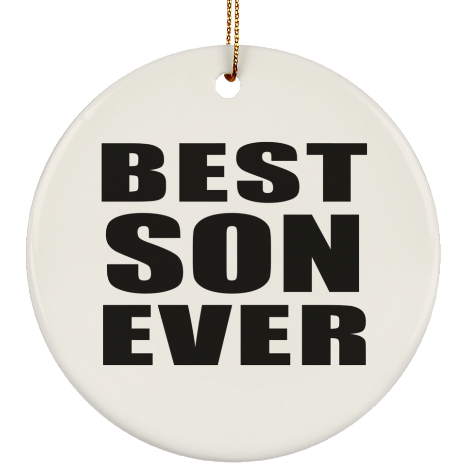 Best Son Ever - Circle Ornament