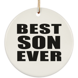 Best Son Ever - Circle Ornament