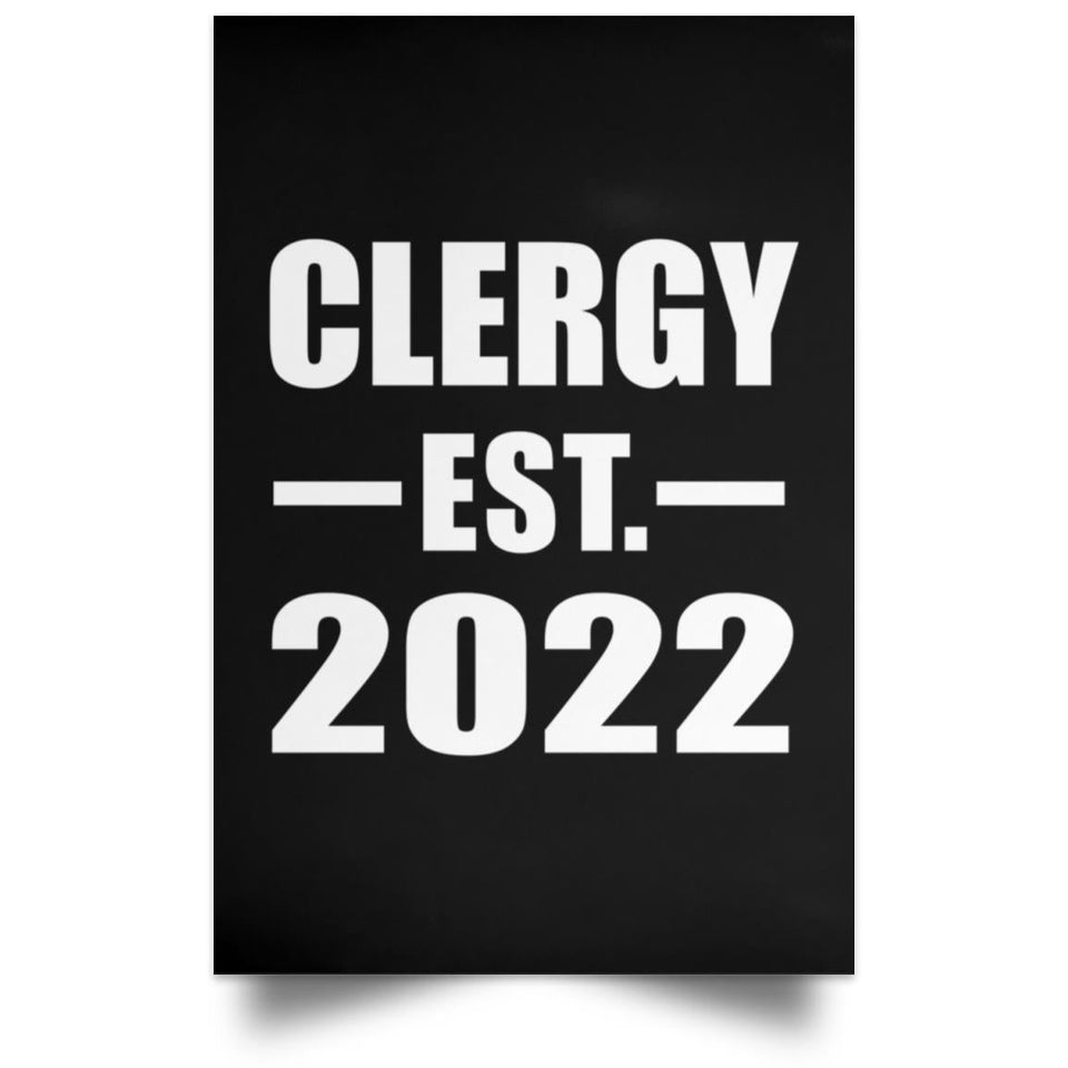 Clergy Established EST. 2022 - Poster Portrait