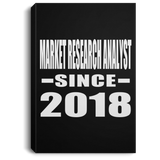 Market Research Analyst Since 2018 - Canvas Portrait