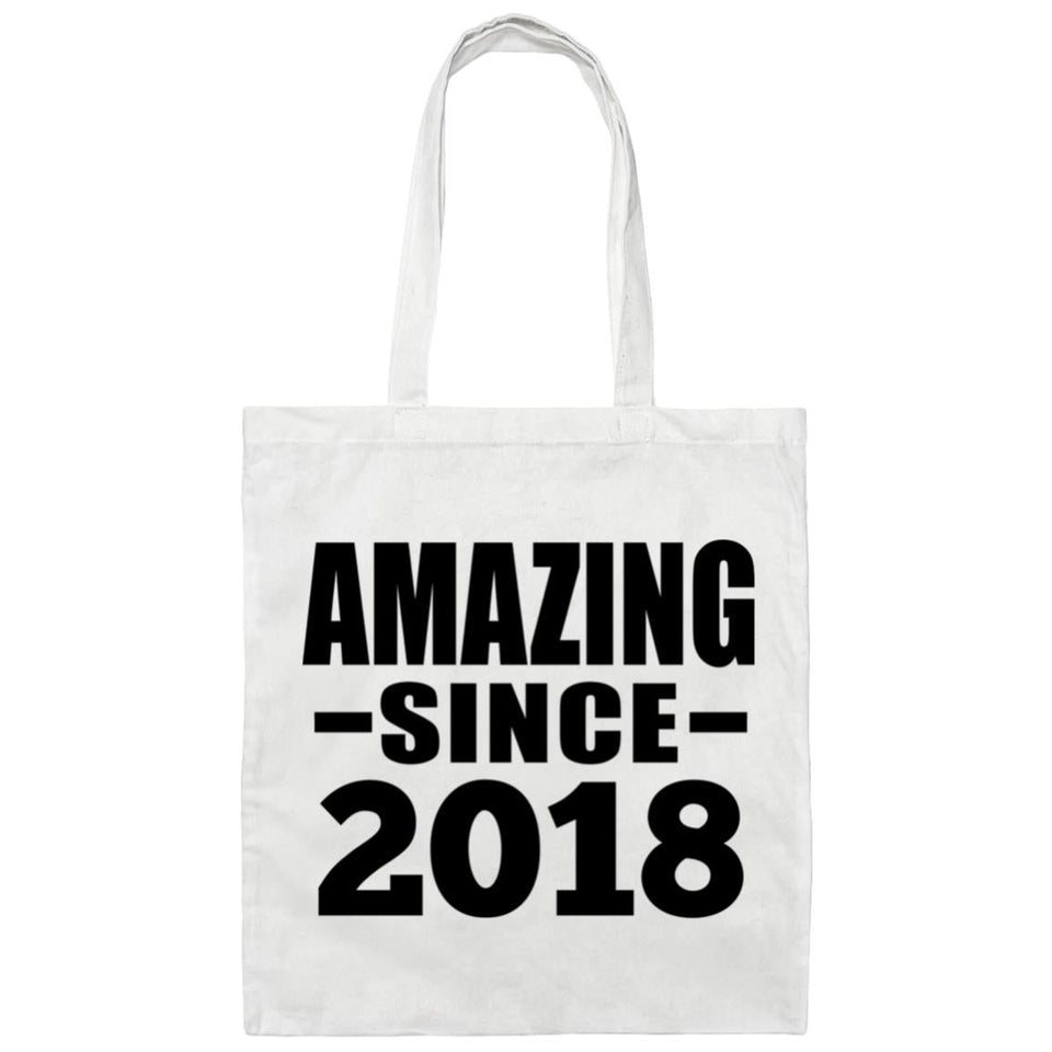 6th Birthday Amazing Since 2018 - Tote Bag White