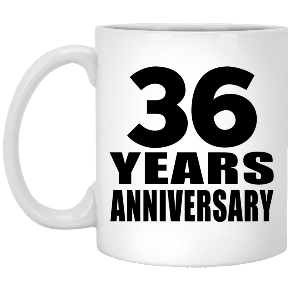 36th Anniversary 36 Years - 11 Oz Coffee Mug