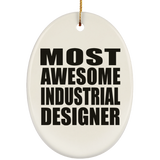 Most Awesome Industrial Designer - Oval Ornament