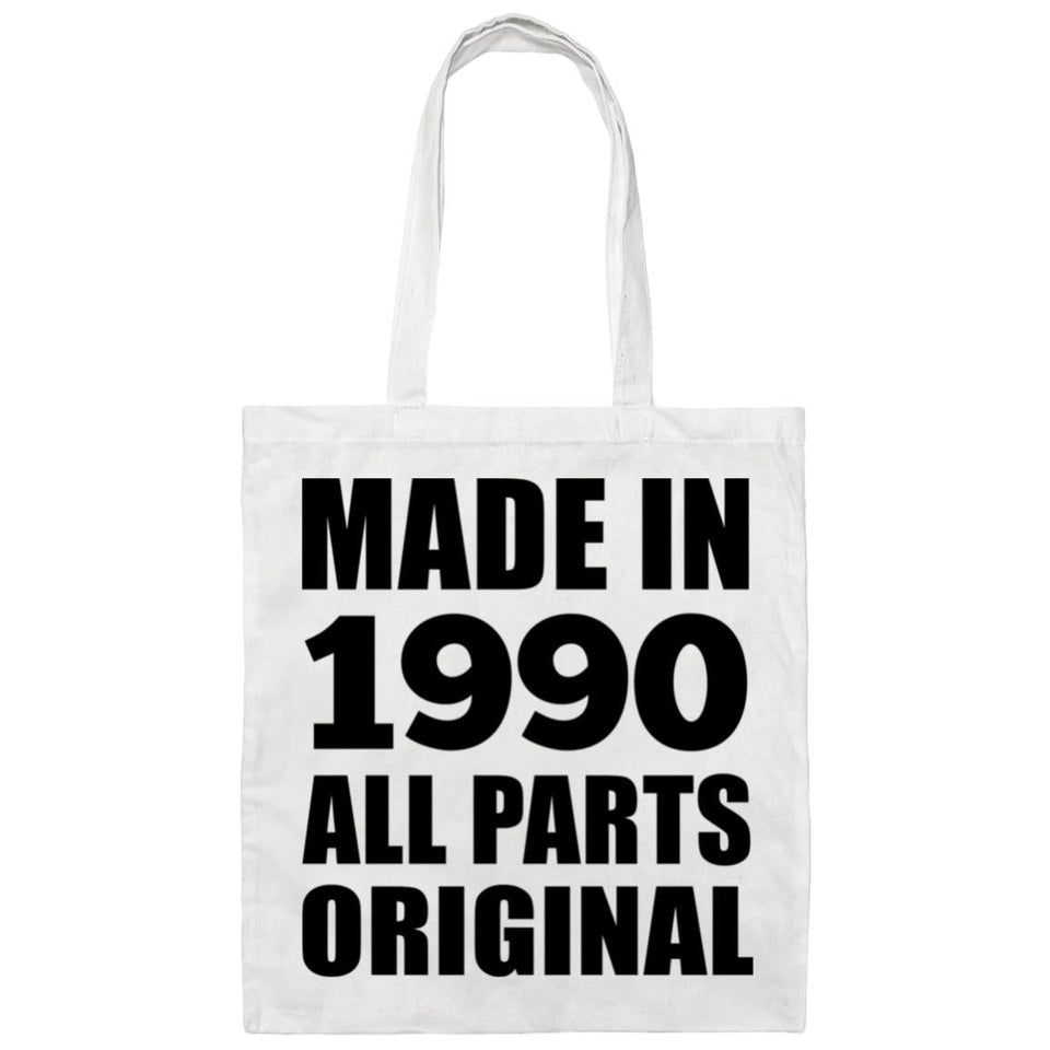 34th Birthday Made in 1990 All Parts Original - Tote Bag White