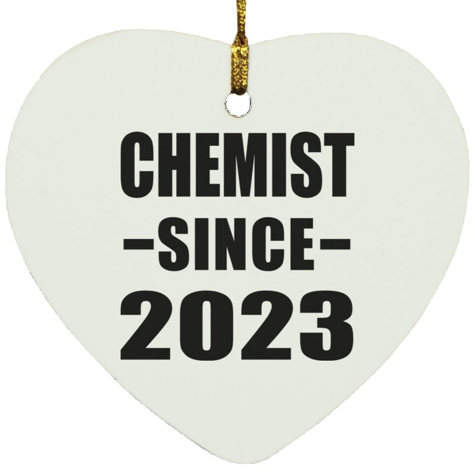 Chemist Since 2023 - Heart Ornament