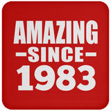 41st Birthday Amazing Since 1983 - Drink Coaster