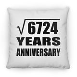82nd Anniversary Square Root of 6724 Years Anniversary - Throw Pillow