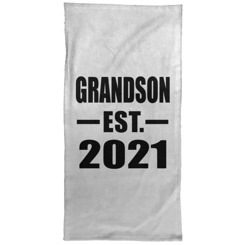 Grandson Established EST. 2021 - Hand Towel