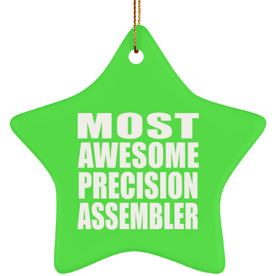 Most Awesome Precision Assembler - Star Ornament