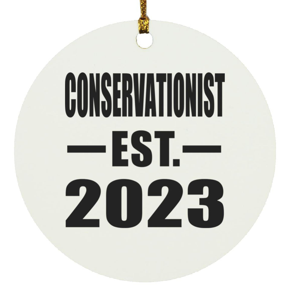Conservationist Established EST. 2023 - Circle Ornament