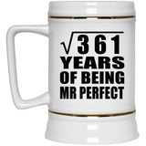 19th Anniversary Square Root of 361 Years of Mr Perfect - Beer Stein