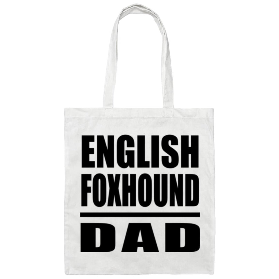 English Foxhound Dad - Tote Bag White