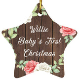Willie Baby's First Christmas - Star Ornament A