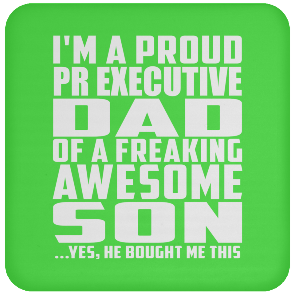 Proud Pr Executive Dad Of Awesome Son - Drink Coaster