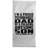 Proud Psychologist Dad Of Awesome Son - Hand Towel