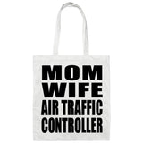 Mom Wife Air Traffic Controller - Tote Bag White