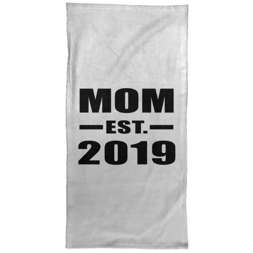 Mom Established EST. 2019 - Hand Towel