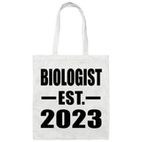 Biologist Established EST. 2023 - Tote Bag White