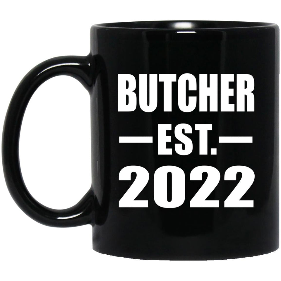 Butcher Established EST. 2022 - 11oz Coffee Mug Black