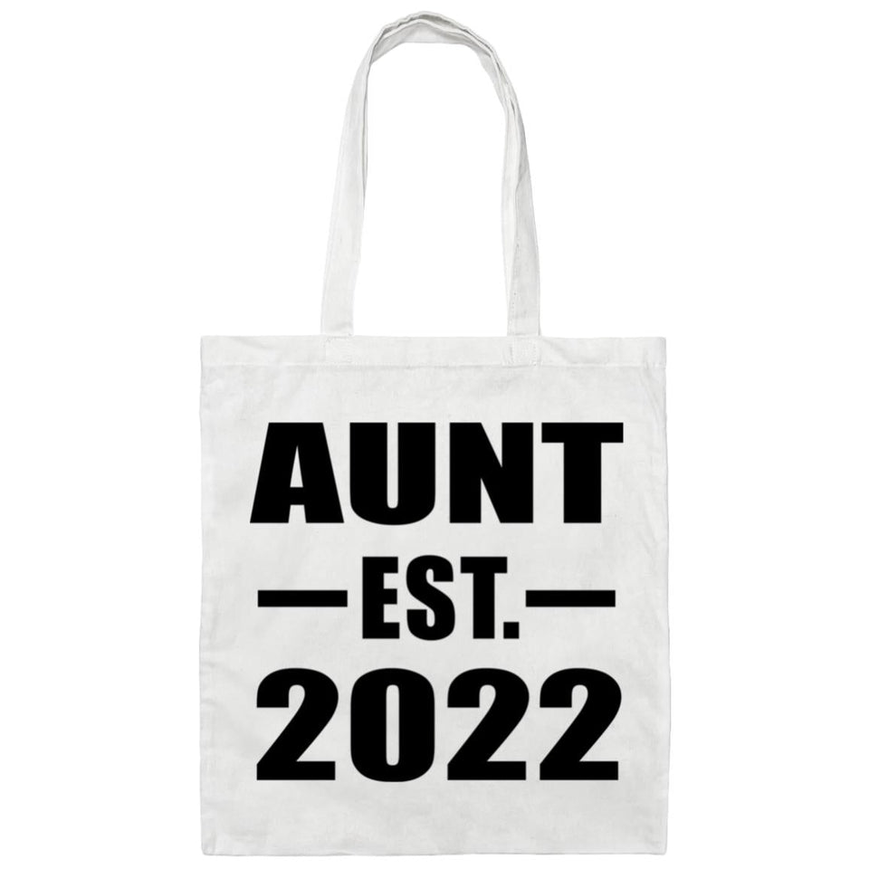 Aunt Established EST. 2022 - Tote Bag White