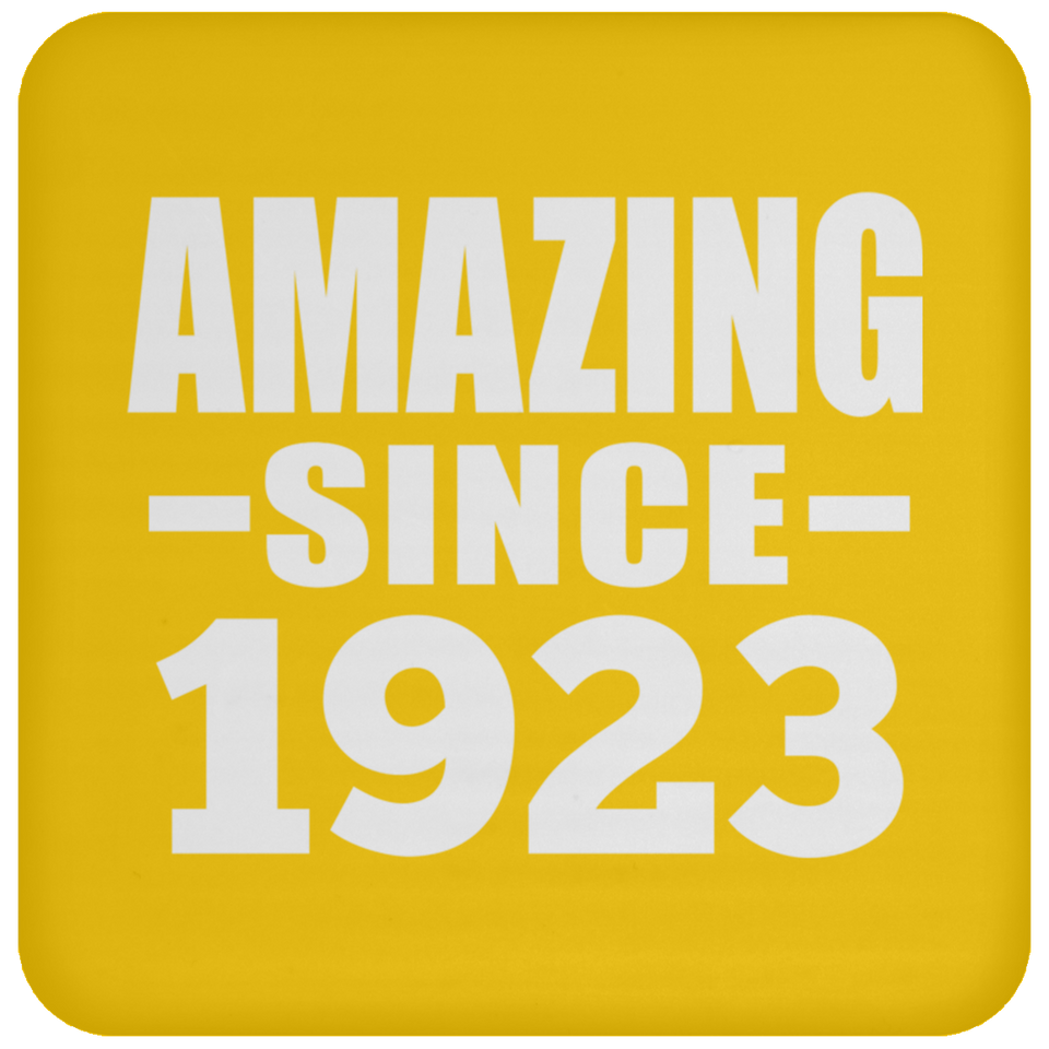 101st Birthday Amazing Since 1923 - Drink Coaster