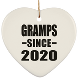 Gramps Since 2020 - Heart Ornament