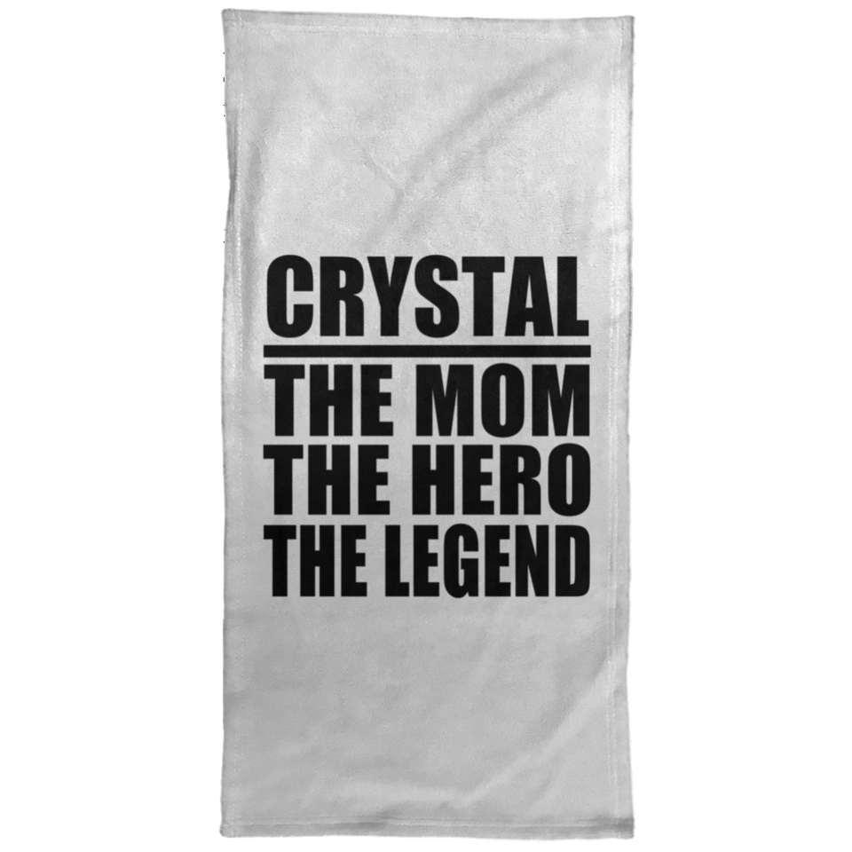 Crystal The Mom The Hero The Legend - Hand Towel