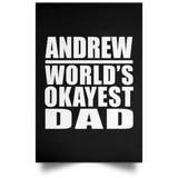 Andrew World's Okayest Dad - Poster Portrait