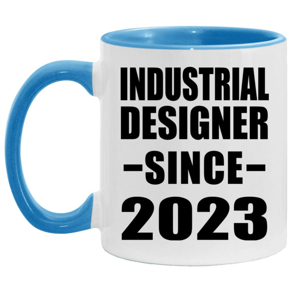 Industrial Designer Since 2023 - 11oz Accent Mug Blue