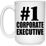 Number One #1 Corporate Executive - 15 Oz Coffee Mug