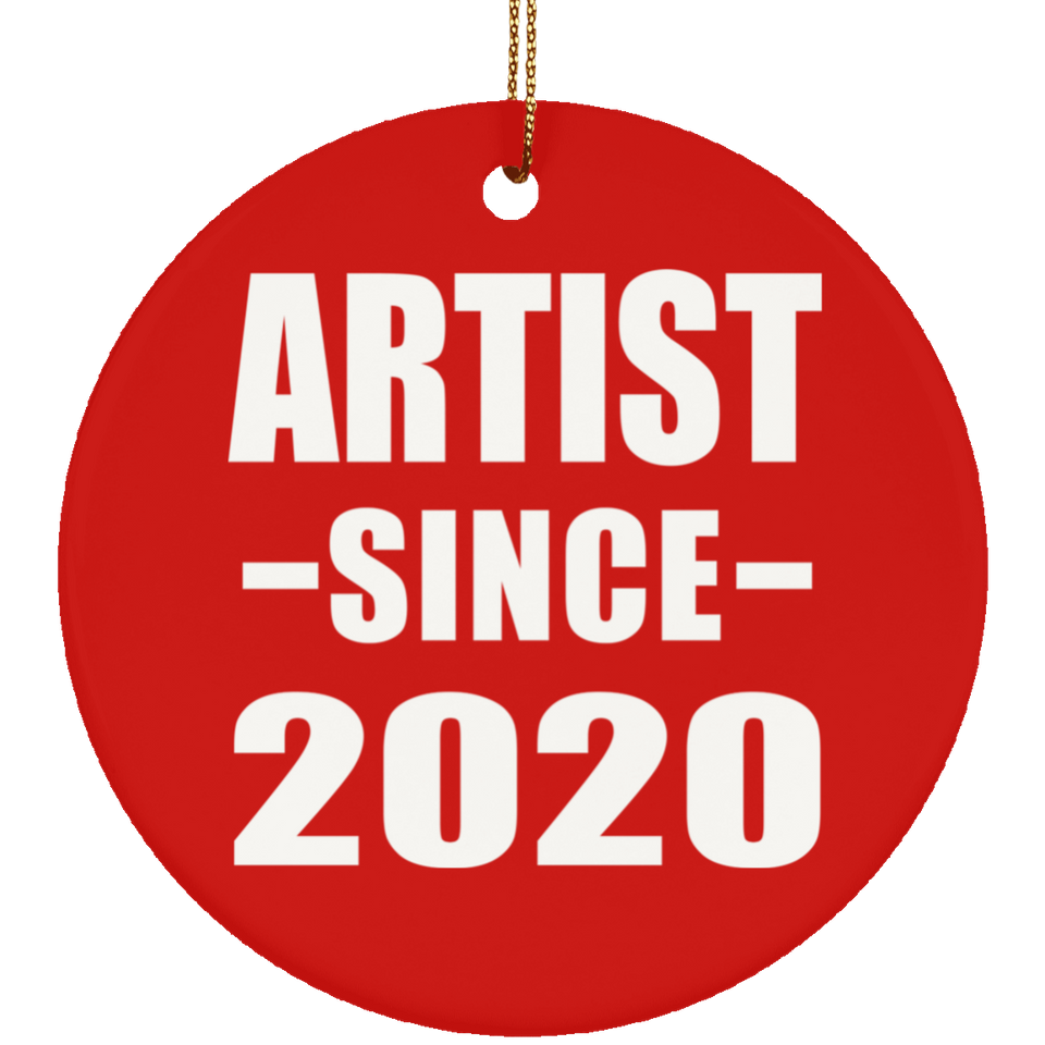 Artist Since 2020 - Circle Ornament
