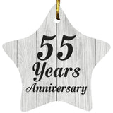 55th Anniversary 55 Years Anniversary - Star Ornament F