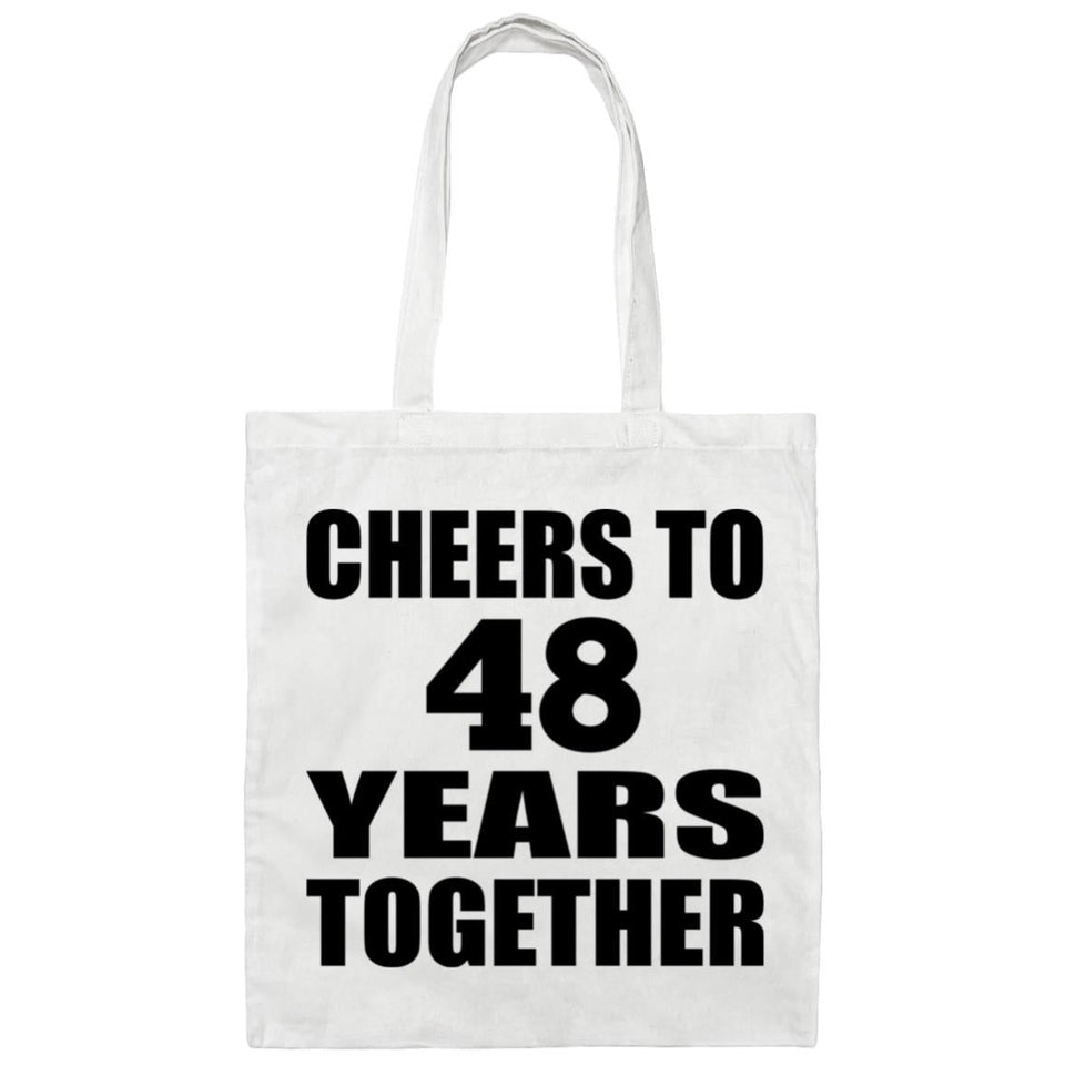 48th Anniversary Cheers To 48 Years Together - Tote Bag White