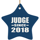 Judge Since 2018 - Star Ornament