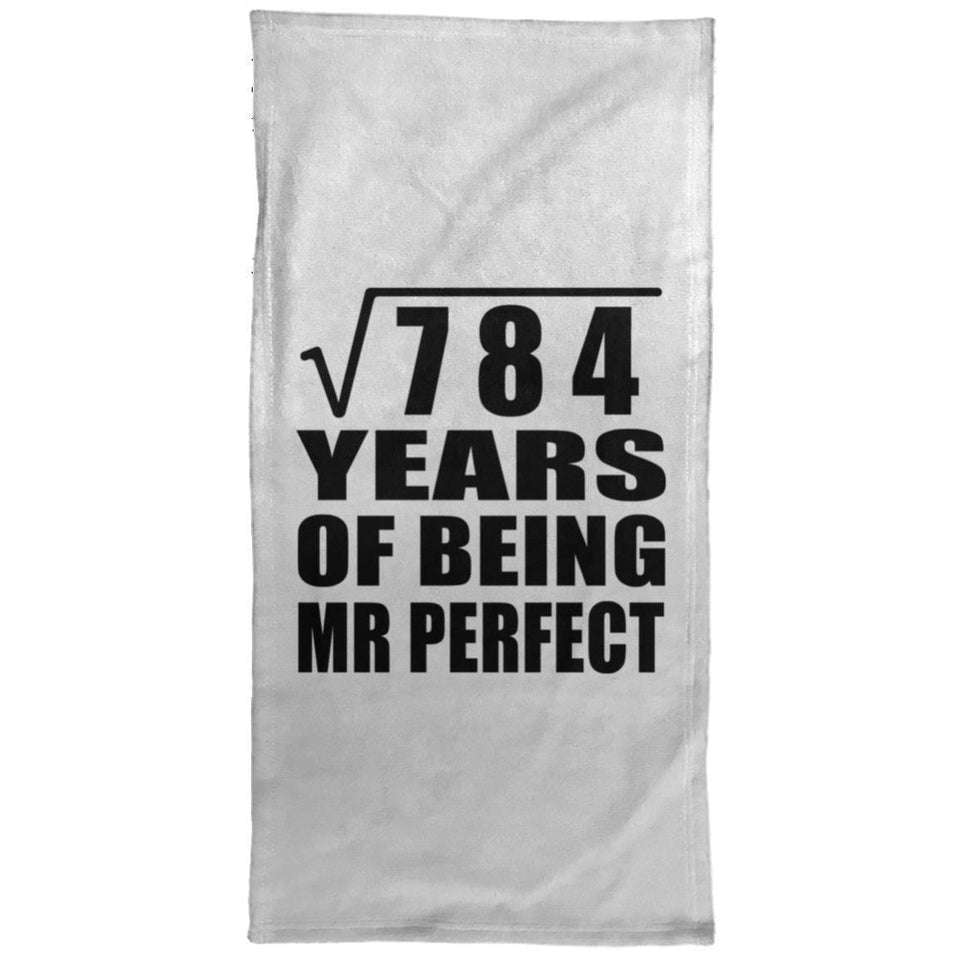 28th Anniversary Square Root of 784 Years of Mr Perfect - Hand Towel