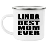 Linda Best Mom Ever - 12oz Camping Mug