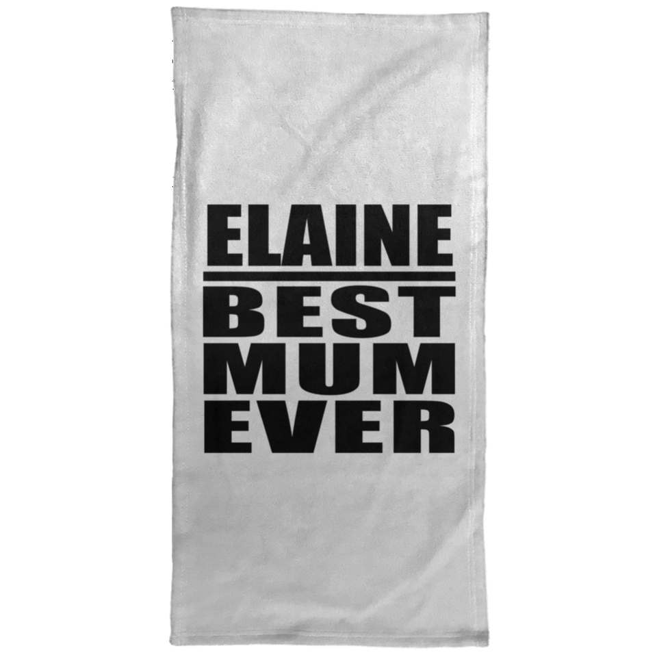 Elaine Best Mum Ever - Hand Towel