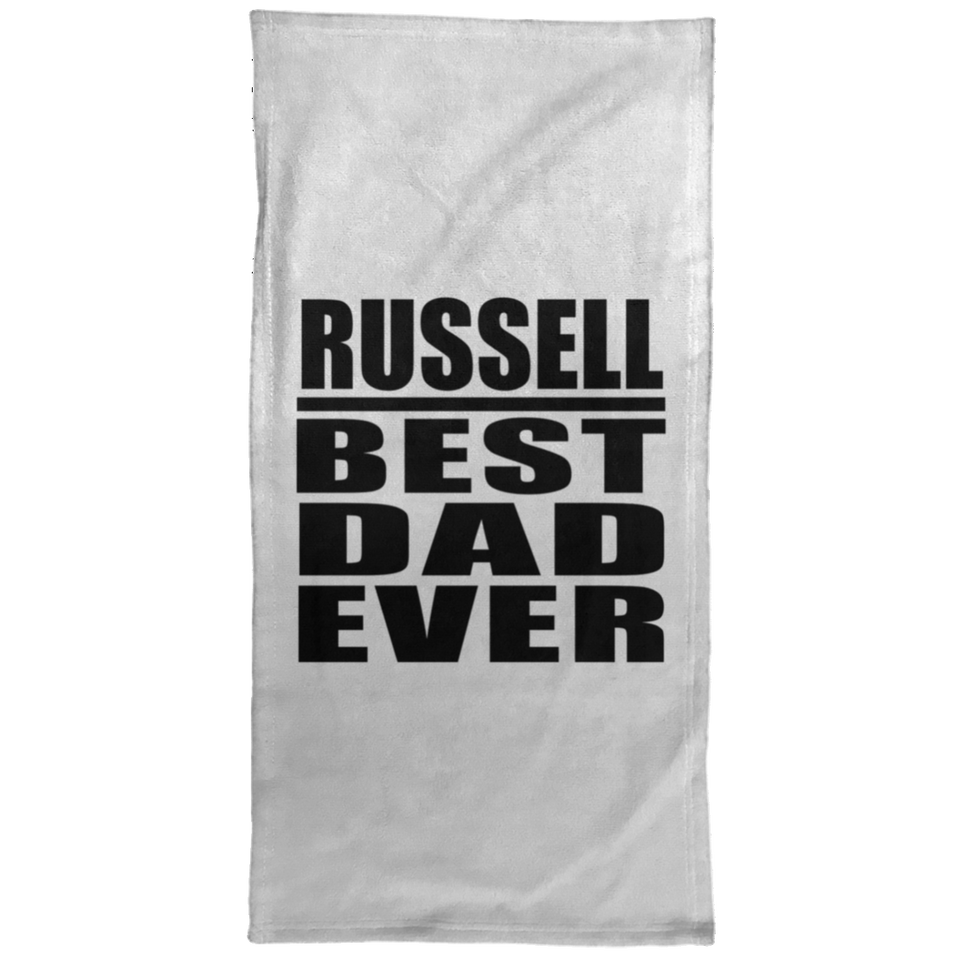 Russell Best Dad Ever - Hand Towel