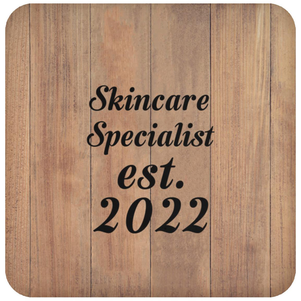 Skincare Specialist Established Est. 2022 - Drink Coaster C