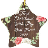 First Christmas With My Best Friend 2022 - Star Ornament A