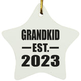 Grandkid Established EST. 2023 - Star Ornament