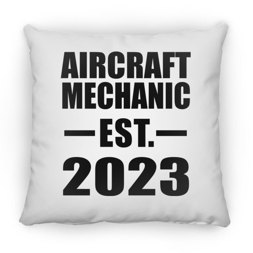 Aircraft Mechanic Established EST. 2023 - Throw Pillow