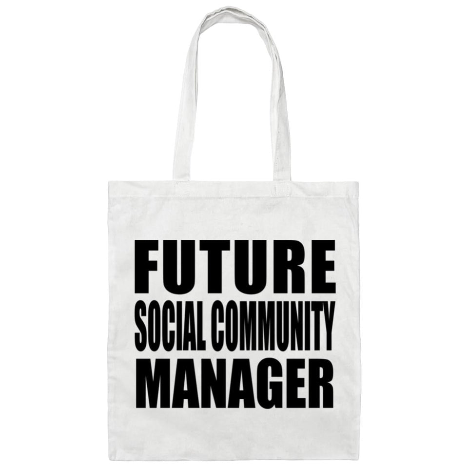 Future Social Community Manager - Tote Bag White