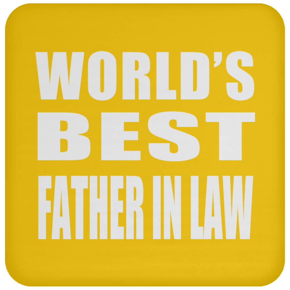 World's Best Father In Law - Drink Coaster