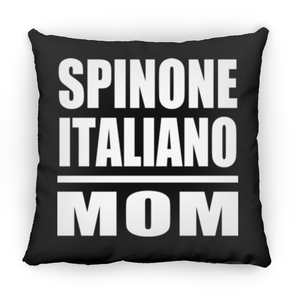 Spinone Italiano Mom - Throw Pillow Black
