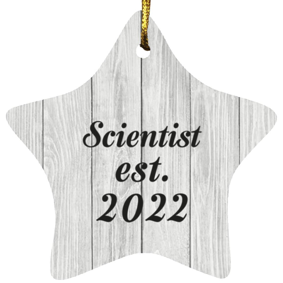 Scientist Established Est. 2022 - Star Ornament F
