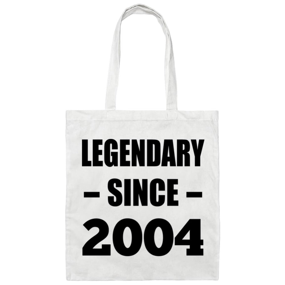 20th Birthday Legendary Since 2004 - Tote Bag White