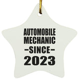 Automobile Mechanic Since 2023 - Star Ornament