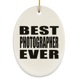 Best Photographer Ever - Oval Ornament