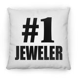 Number One #1 Jeweler - Throw Pillow